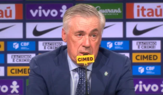 Primeira convocação de Ancelotti. (Foto: Reprodução/ CBF)