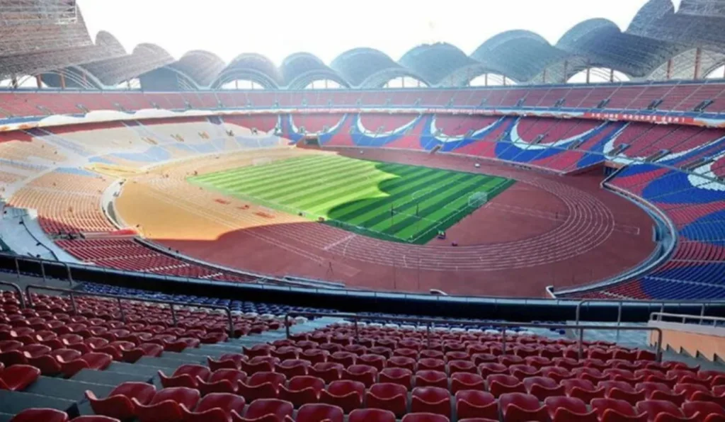 Estádio Rungrado 1º de Maio, na Coréia do Norte