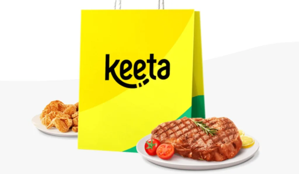 sacola amarela Keeta