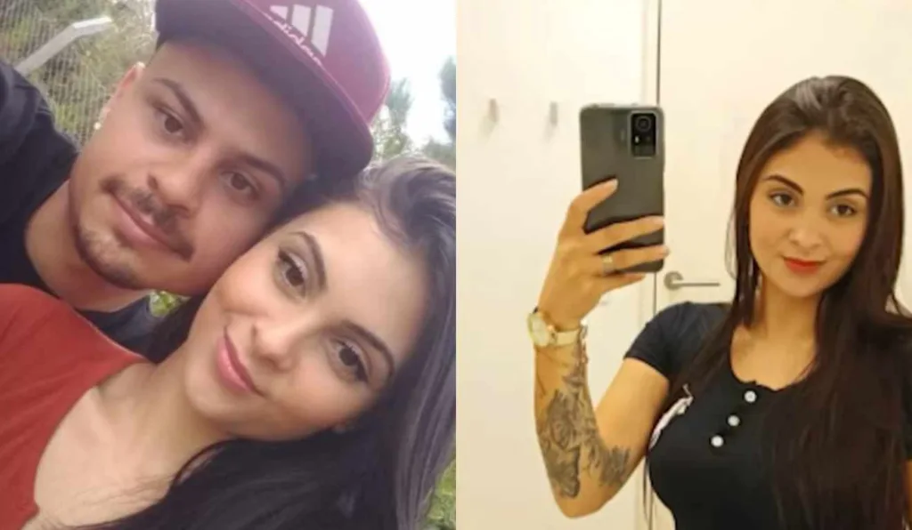 Joice Mara e seu ex-marido, Matheus, o suspeito pelo crime