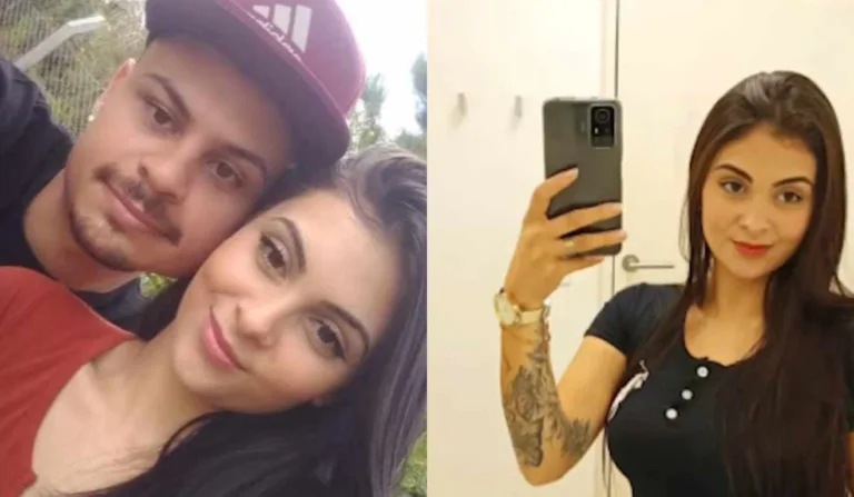 Joice Mara e seu ex-marido, Matheus, o suspeito pelo crime