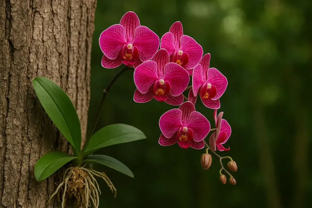 Por que sua orquídea no tronco não floresce mesmo recebendo luz e água