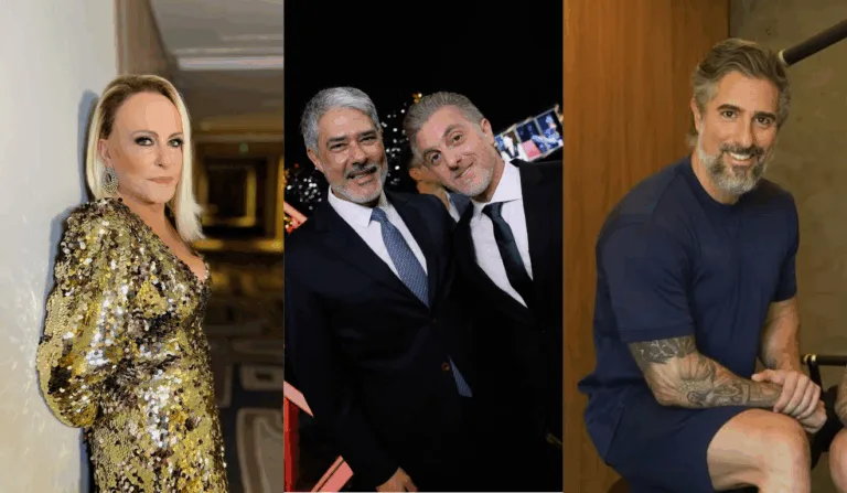 Ana Maria Braga, William Bonner, Luciano Huck e Marcos Mion.