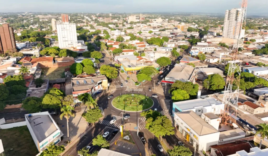 Vista aérea de Paranavaí