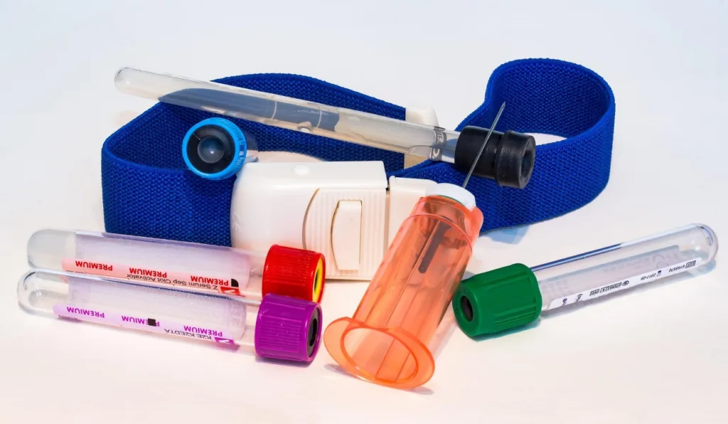 equipamentos para exames de sangue