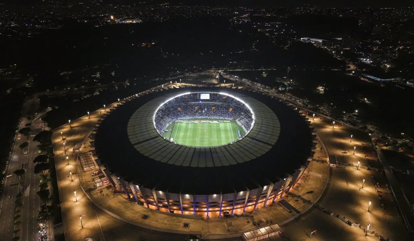 Vista aérea do Estádio Mineirão
