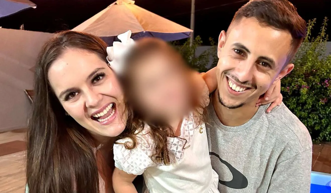 Karen e André eram pais de uma menina de 5 anos