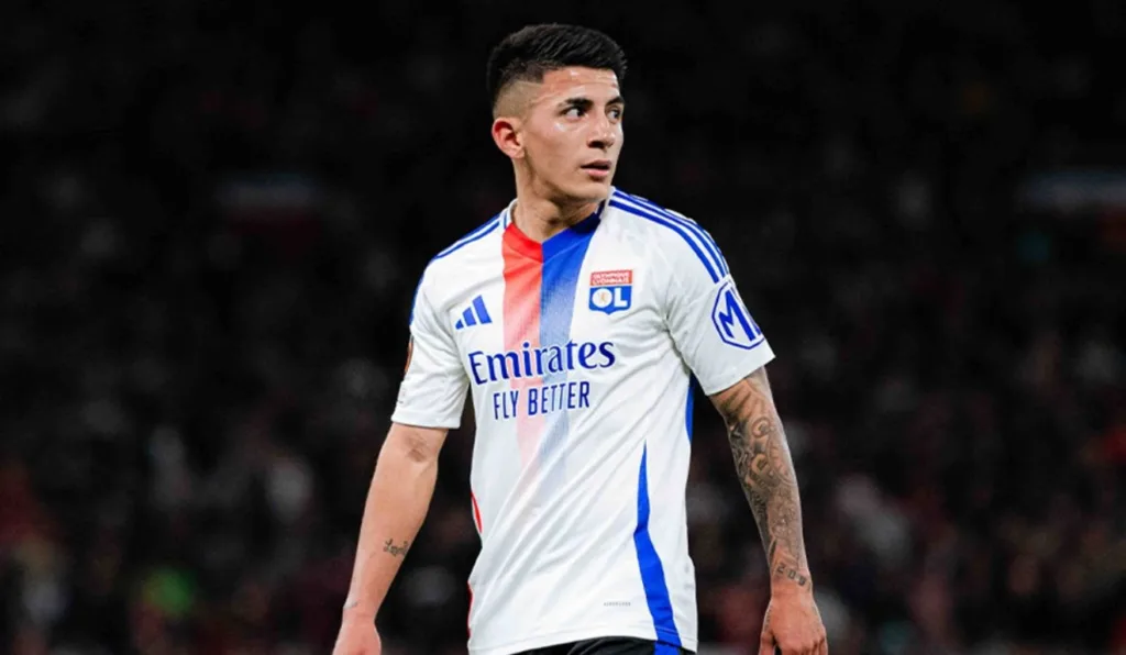 Almada em jogo pelo Lyon