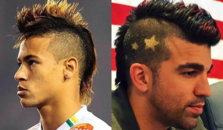 Corte cabelo moicano