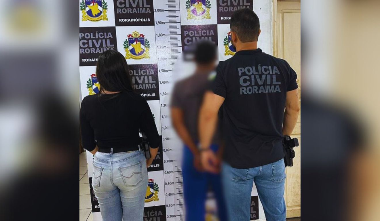 Homem foi preso em Roraima após abusar e furtar roubas da filha da namorada