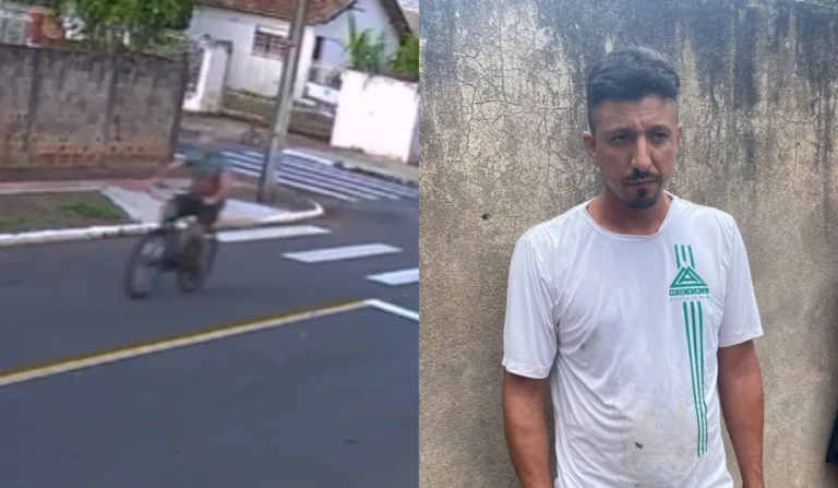 Alexandro fugiu em uma bicicleta após matar a esposa a facadas