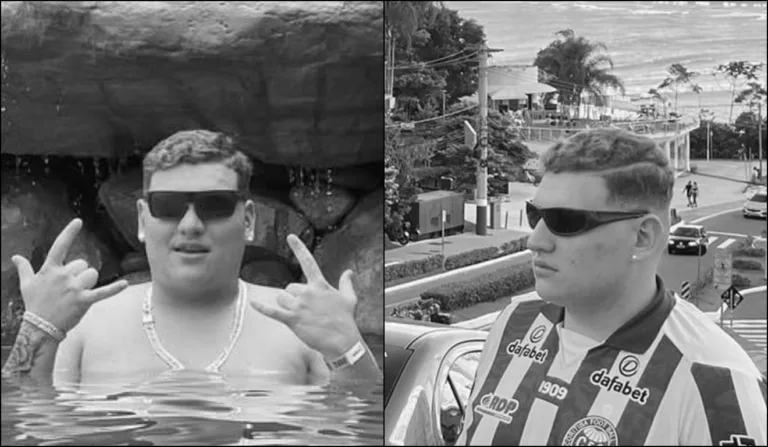 jovem Halan da Silva Ribeiro, que morreu após cair de moto e ser esmagado por caminhão no Contorno Sul, em Curitiba