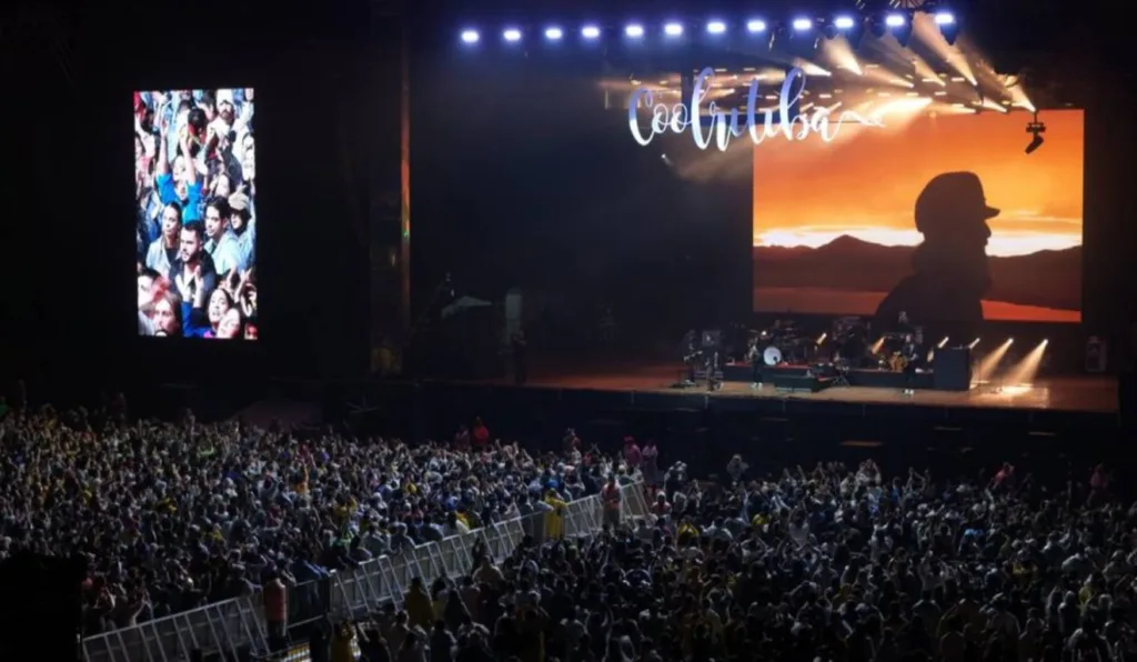 Vista de apresentação no Cooritiba.