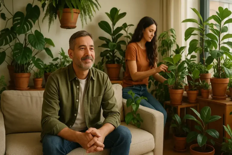 O que sua casa cheia de plantas revela sobre sua mente
