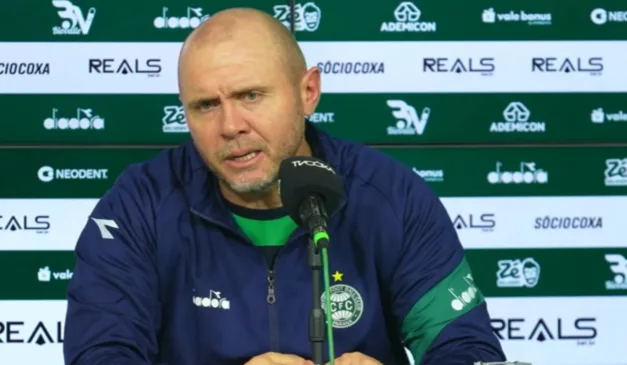 Mozart, técnico do Coxa. (Foto: Reprodução/ Coritiba)