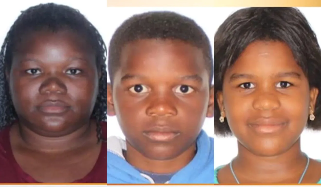 Fotos de cunhada e sobrinhos de suspeito que foram mortos