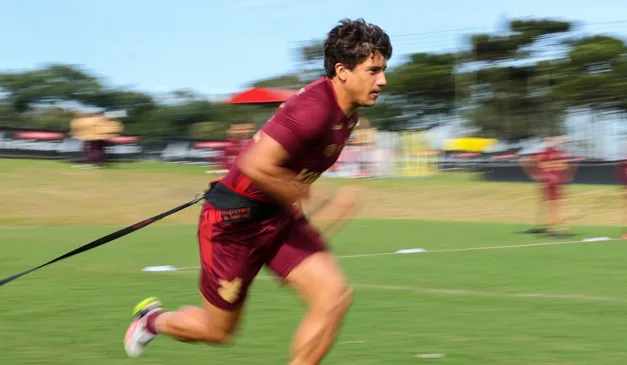 João Cruz em treino do Athletico