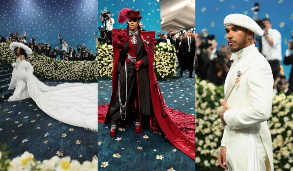 Colagem com os melhores looks Met Gala 2025.