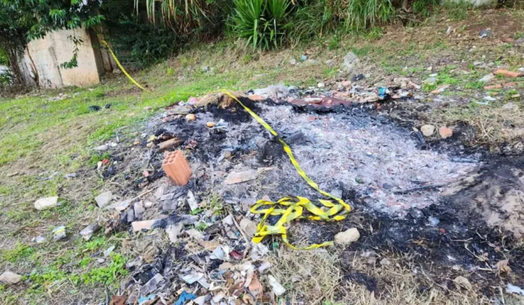 Local onde corpo foi encontrado