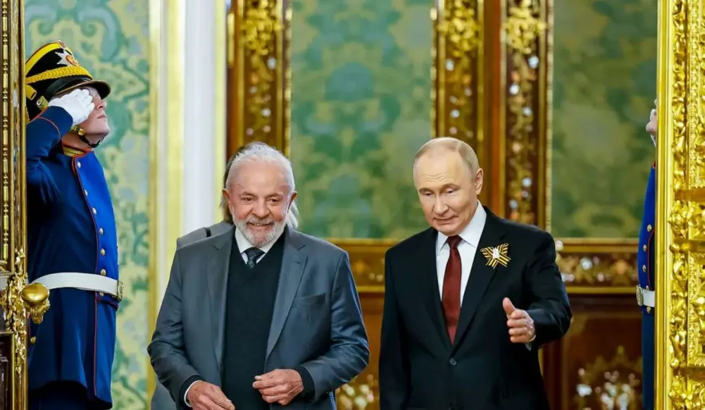 Lula se encontrou com Vladimir Putin durante visita à Rússia 