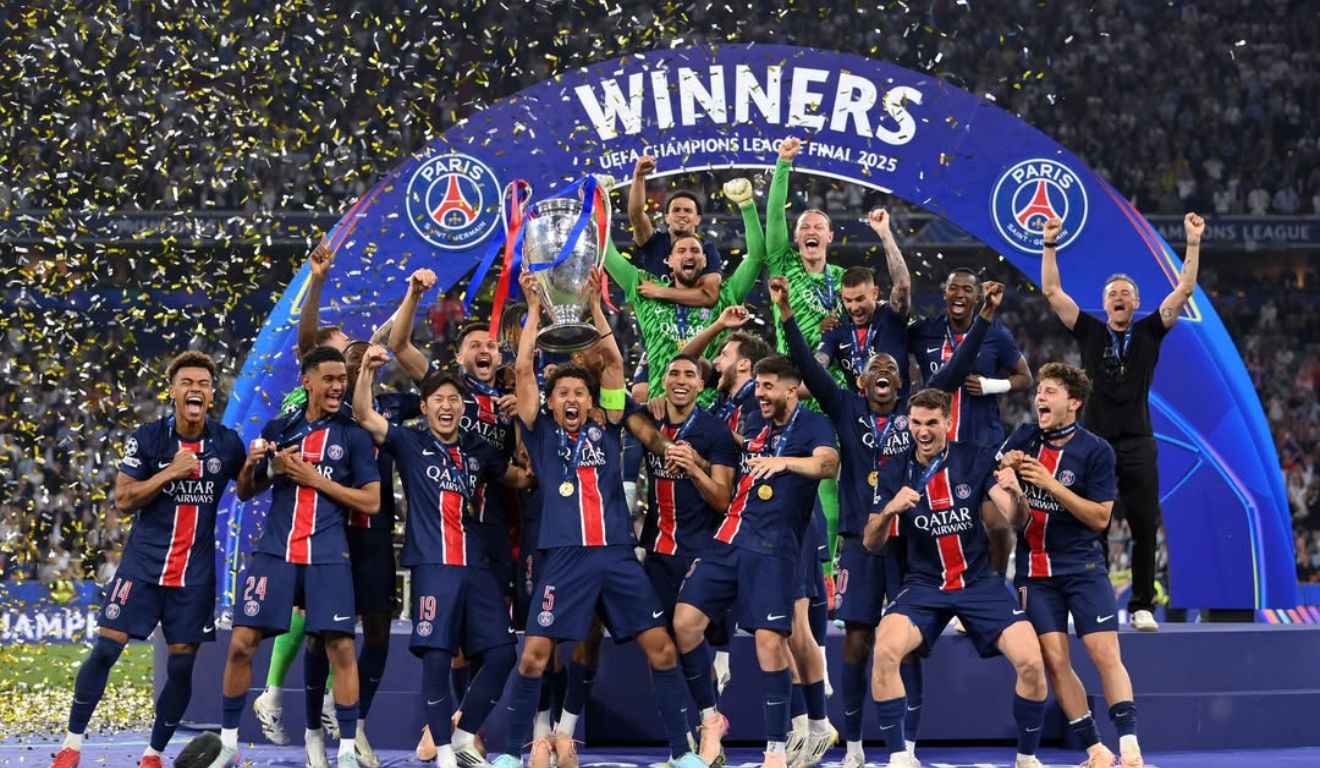 PSG campeão da Champions League pela primeira vez na sua história