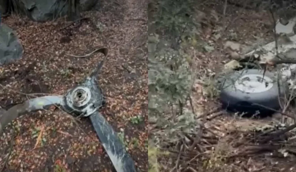 destroços de avião que estava desaparecido e encontrado caído