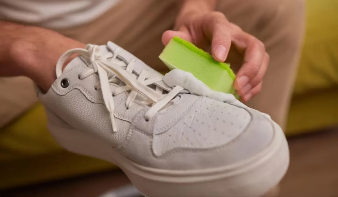 limpar tênis