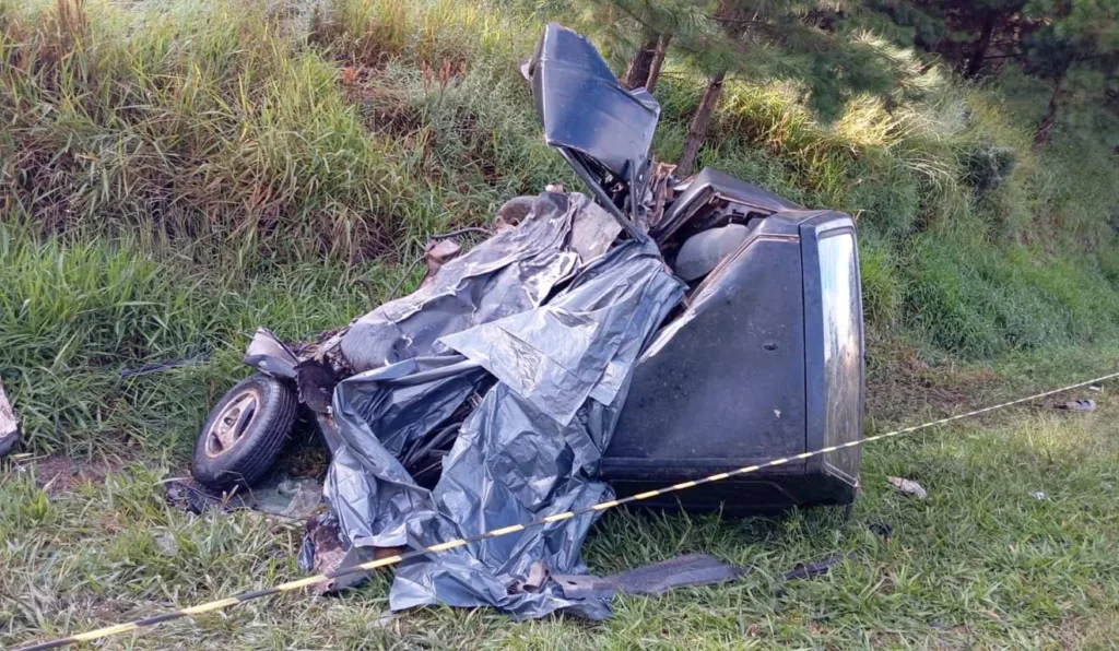 dois primos, ambos de 25 anos, morrem em colisão frontal com caminhão na Pr-151, em Piraí do Sul