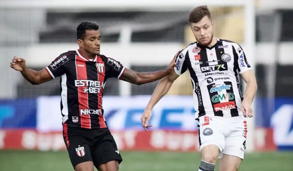 Em 2024, o Botafogo-SP surpreendeu e venceu o Operário por 1x0 em Ponta Grossa