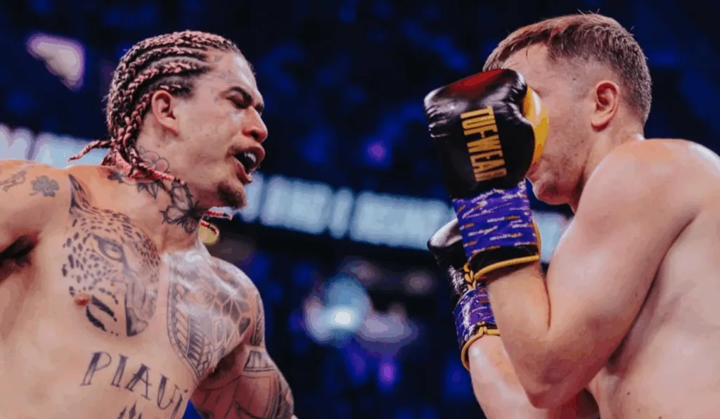 Imagem de Whindersson Nunes lutando.