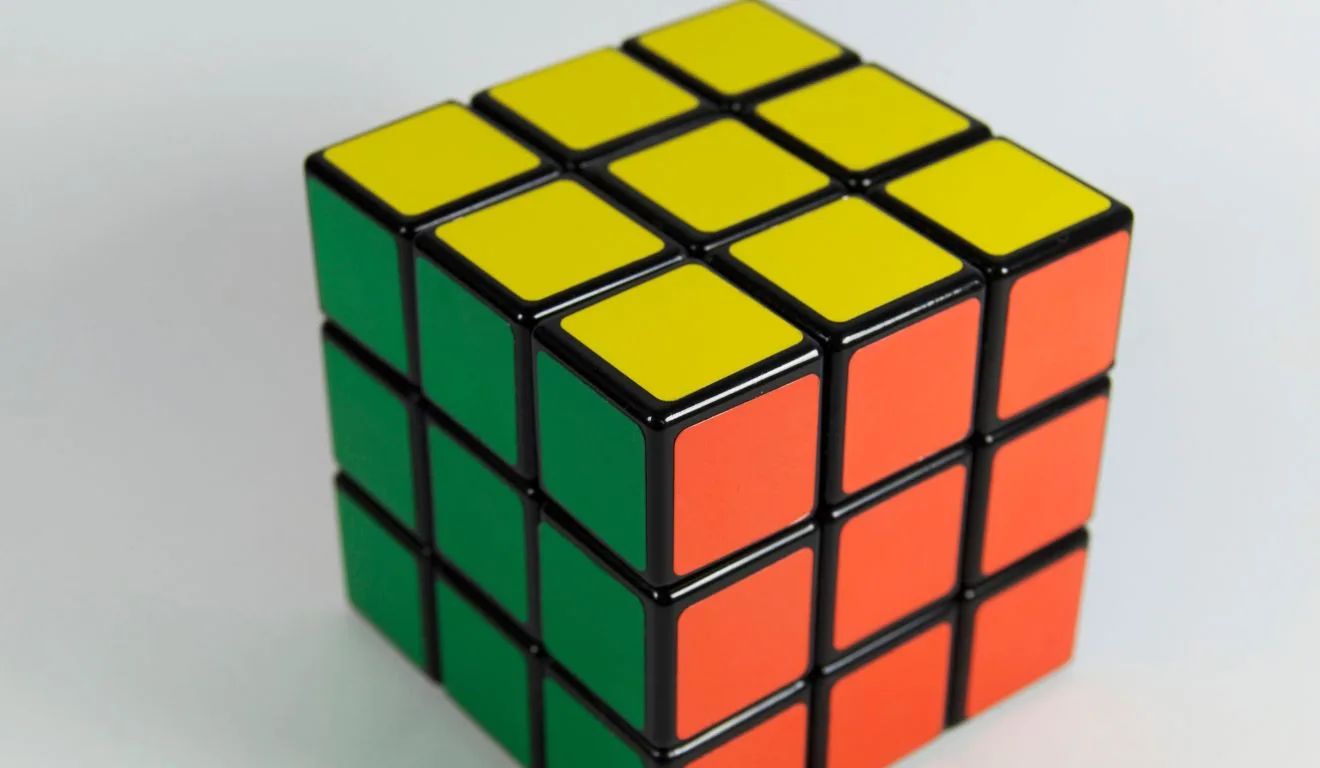 cubo mágico para ilustrar como montar