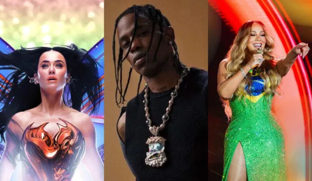 Katy Perry, Travis Scott e Mariah Carey.