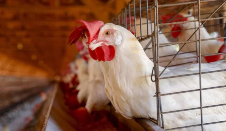 foto de uma galinha para ilustrar a gripe aviária