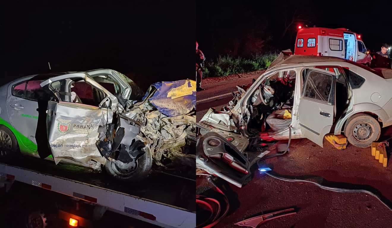 Acidente na BR-487 deixou quatro mortos no Paraná