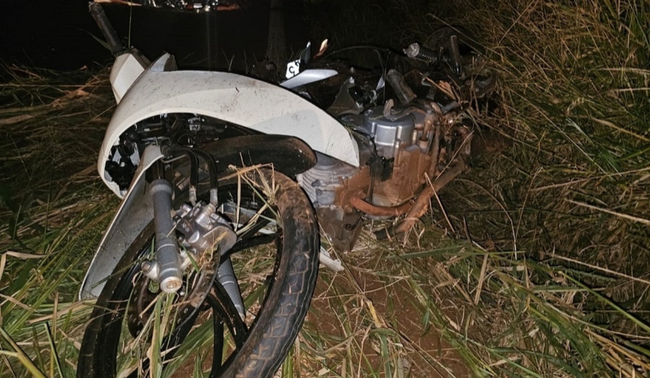 Moto atingida pela Fiat Toro