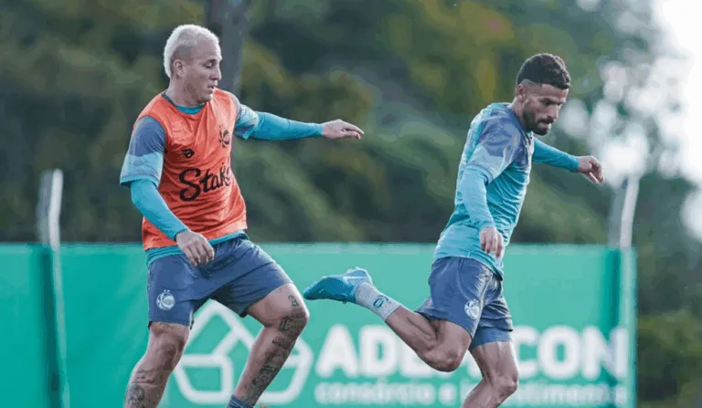 Imagem dos jogadores do Juventude.