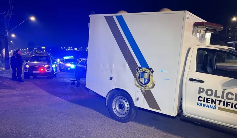 local onde o homem morreu após ser atropelado duas vezes