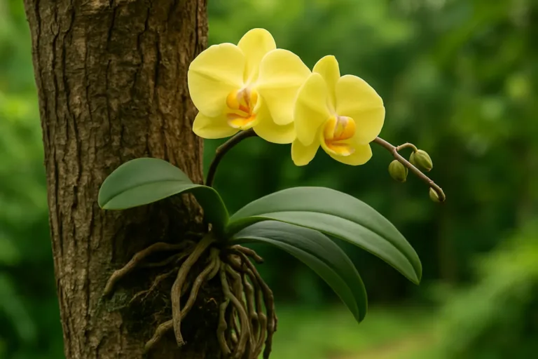 Por que sua orquídea no tronco não floresce mesmo recebendo luz e água