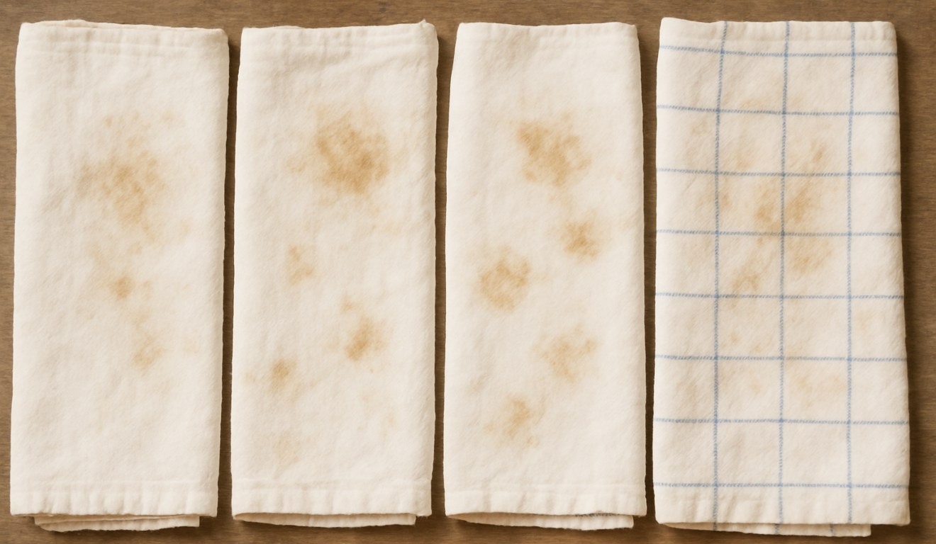 panos de prato encardidos