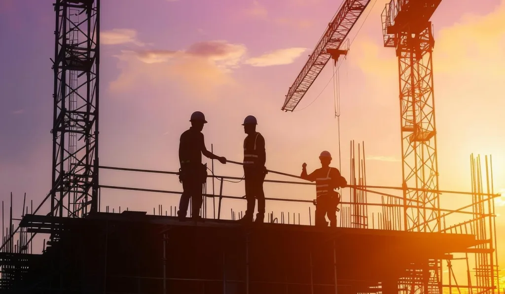 trabalhadores da construção civil