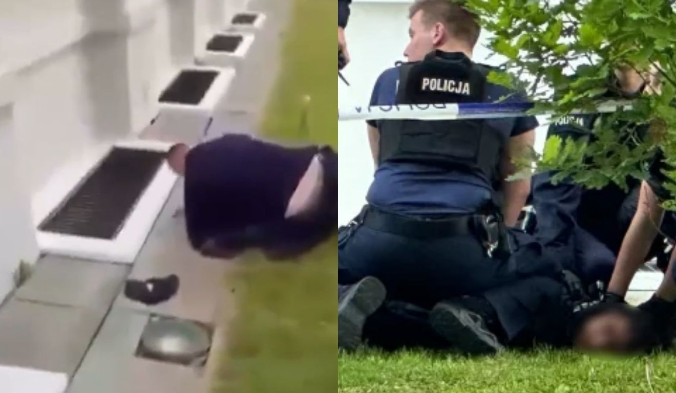 estudante de direito que decapitou mulher sendo detido