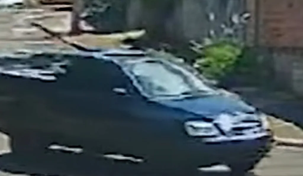 Carro utilizado no crime foi apreendido em uma oficina mecânica