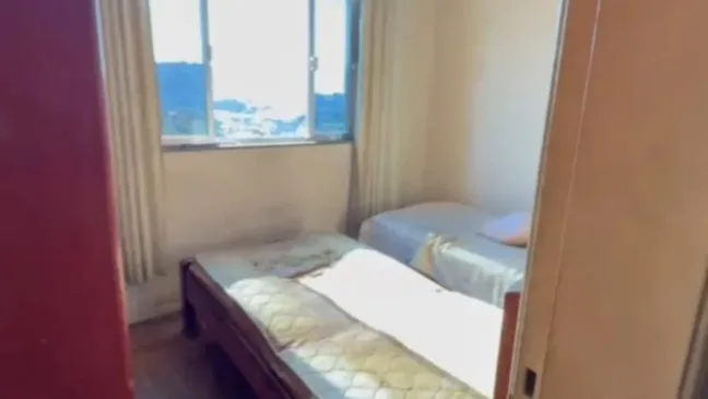 Cama onde corpo do pai foi encontrado