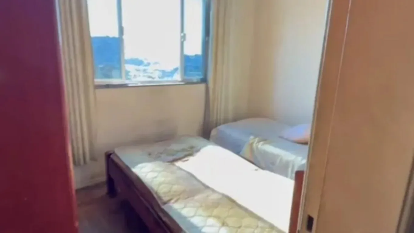 Cama onde corpo do pai foi encontrado