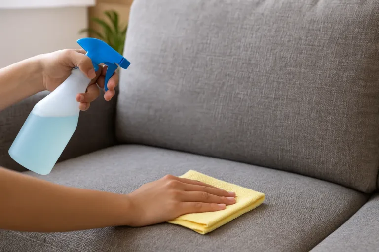 Misturinha mágica para limpar sofa