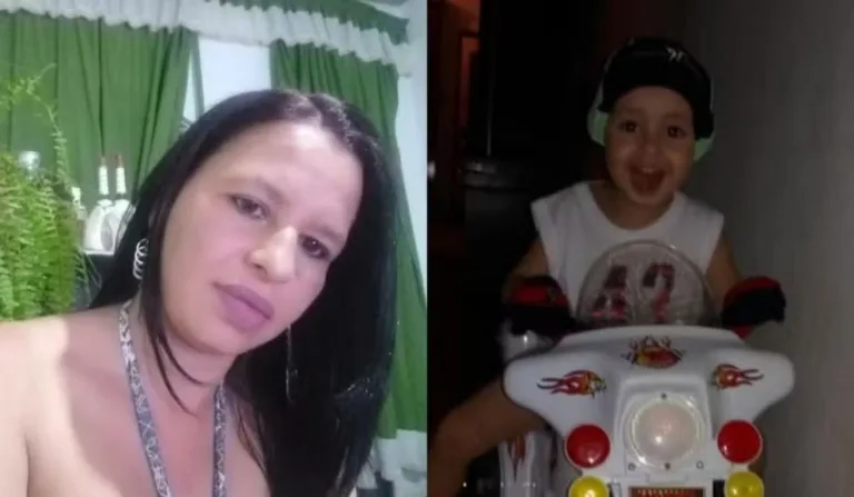 mãe e filho que morreram abraçados após atropelamento