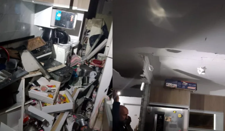 Explosão em casa de policial