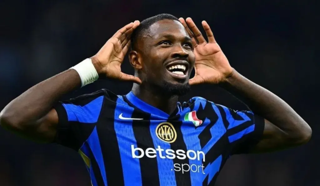 Marcus Thuram é um dos destaques da Inter de Milão na temporada (Foto: Divulgação Inter)