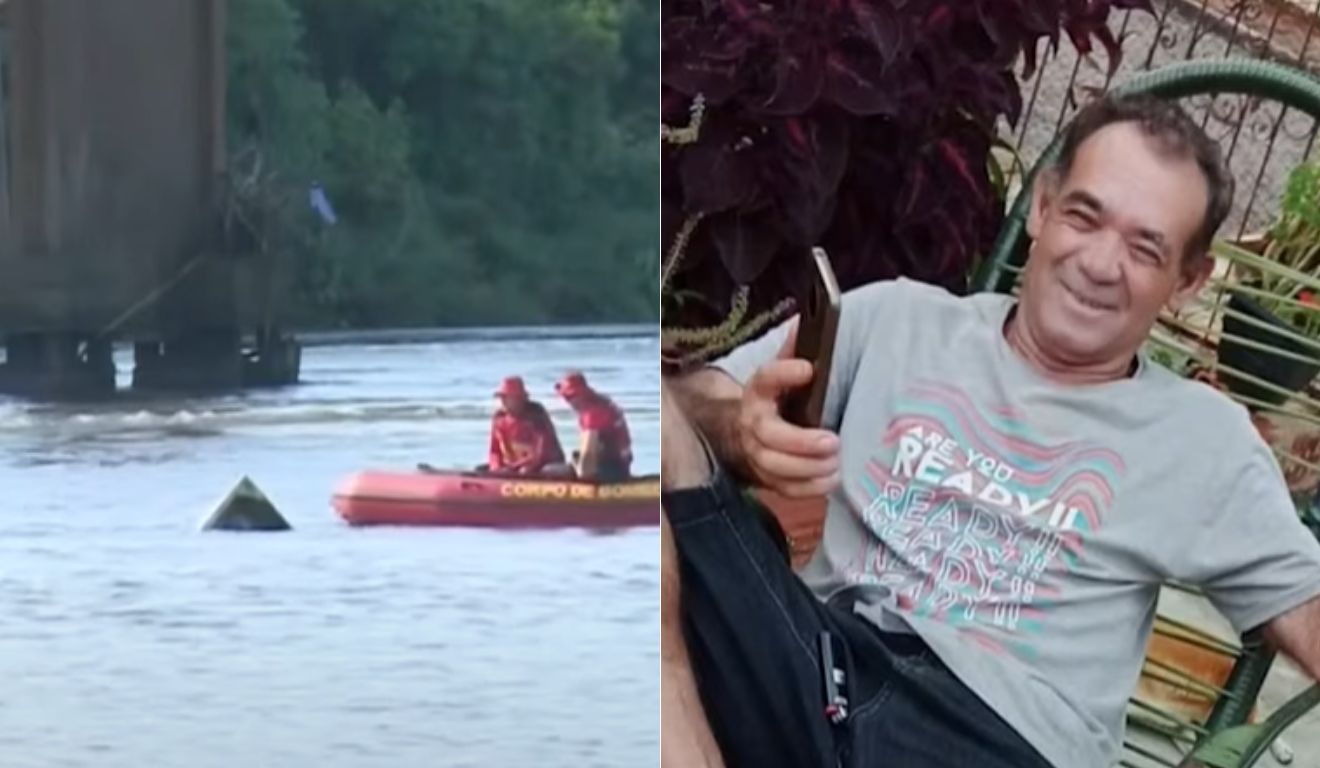 barco do homem que desapareceu durante pescaria