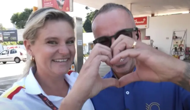 homem que preparou a declaração exposta no viaduto